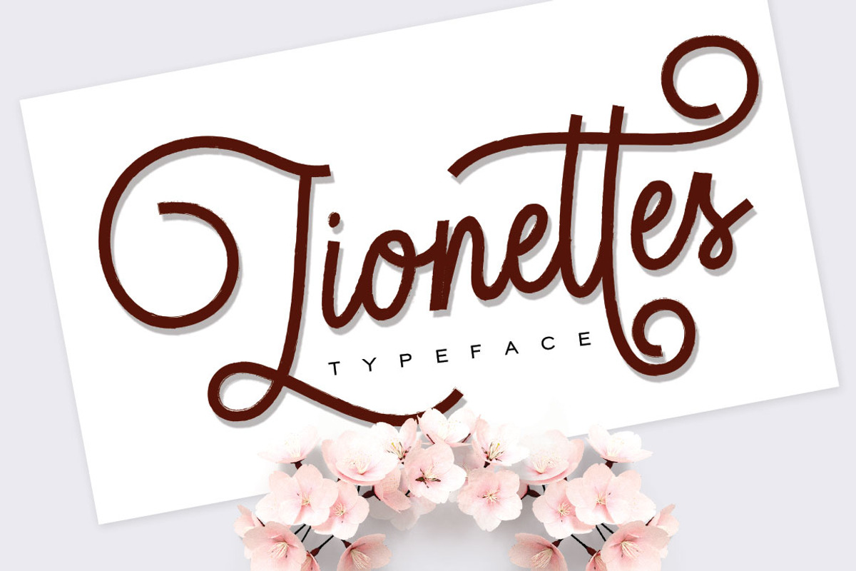 Lionettes Typeface
