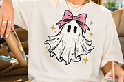 Coquette Ghost Bow Halloween PNG, a Seasonal Illustration by Rose Art (Thumbnail 2 of 4)