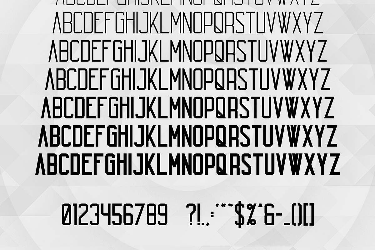 Echo 14 Font Family + Bonus preview 7