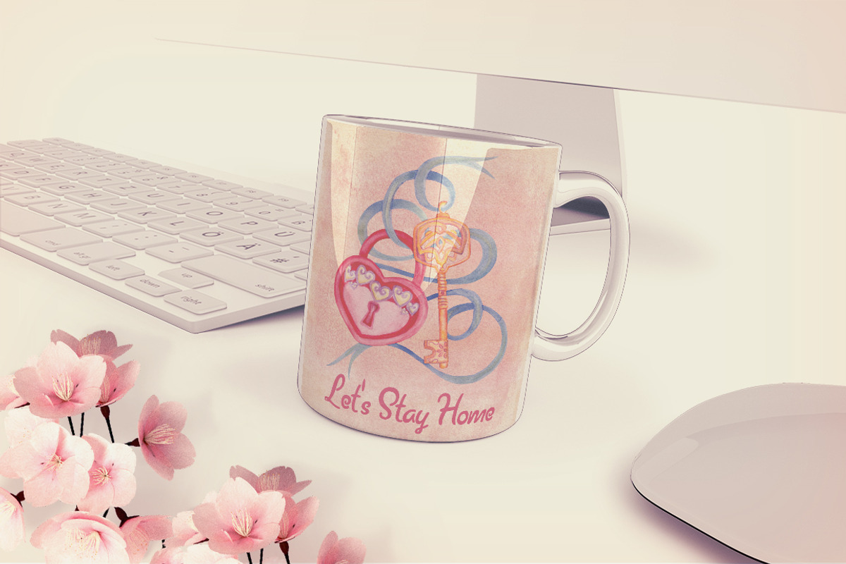 Watercolor Floral home. Cozy flowers, a Texture Illustration by antuanetto (Photo 11 of 12)