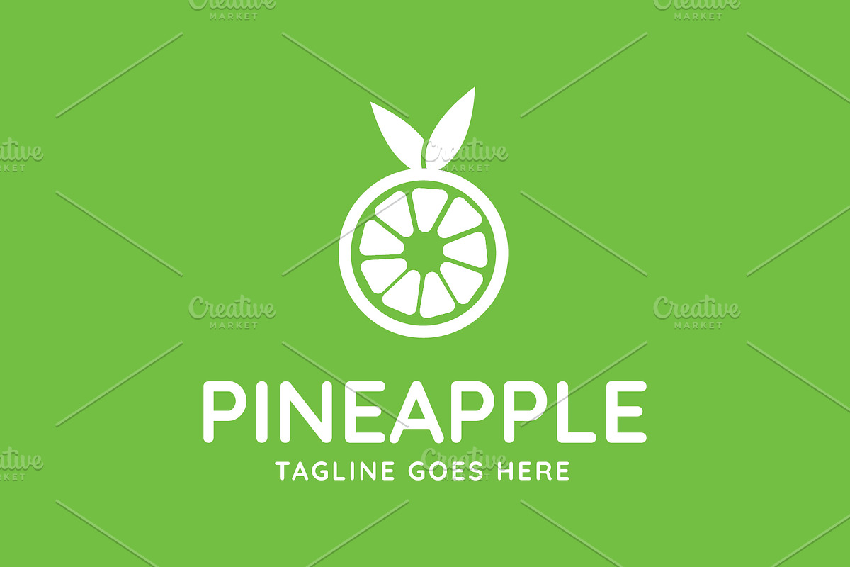 PineApple - Juice Logo Template, a Branding & Logo Template by Creattlle (Photo 2 of 4)
