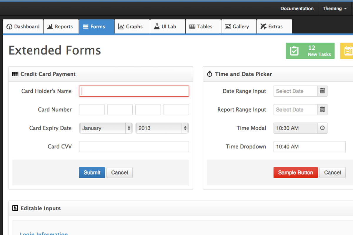 StartUp Admin, a Bootstrap Template by Creative Themes (Photo 4 of 5)