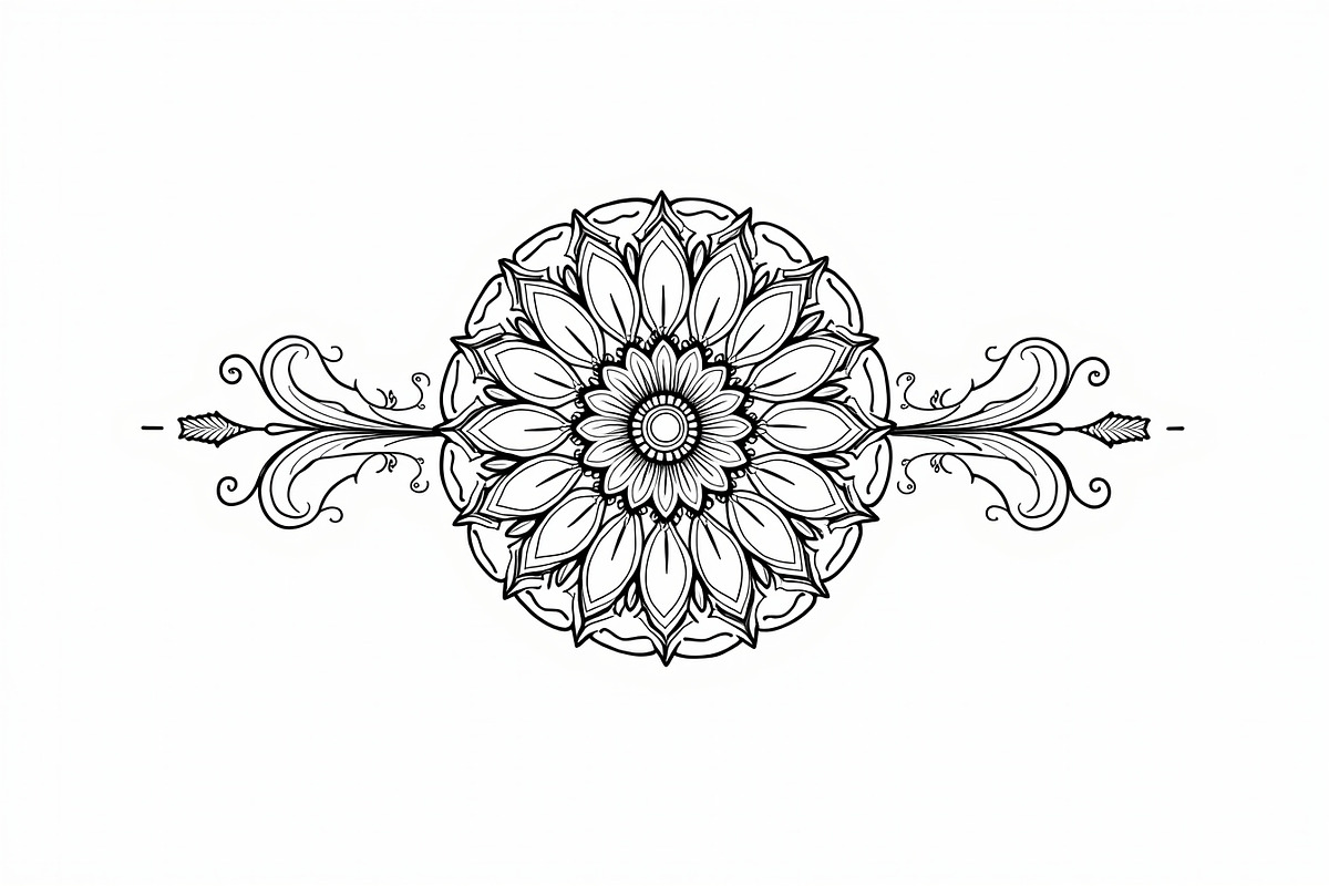 Mandala Silhouette Vector Bundle, an Illustration by Designer_Momina (Photo 8 of 9)