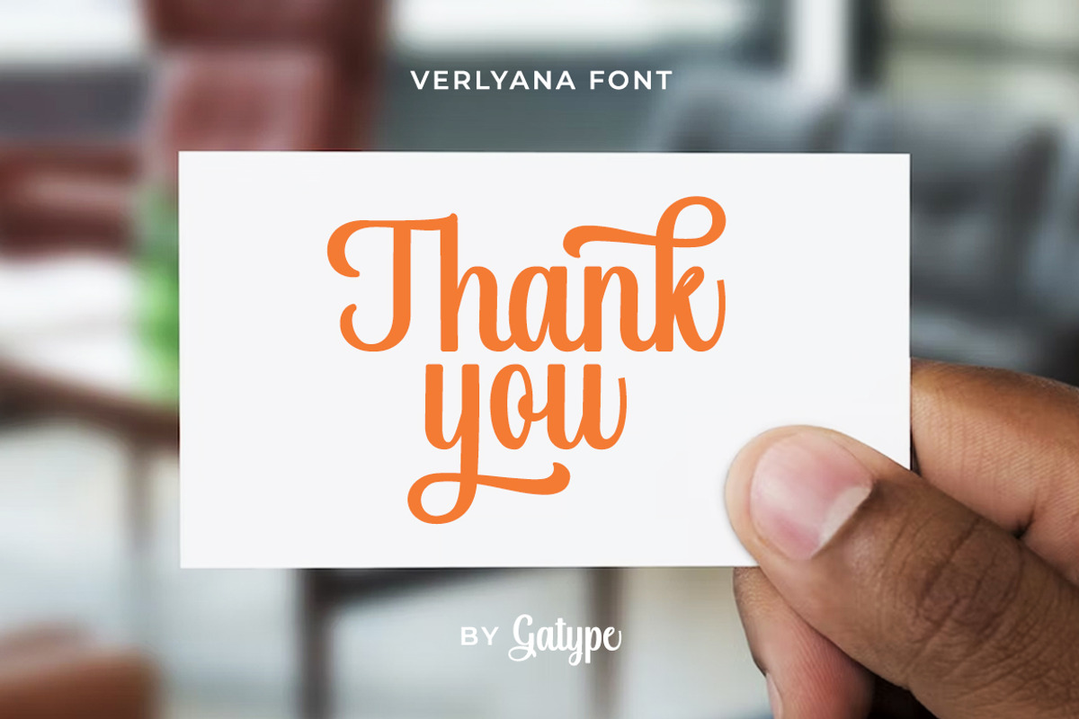 Verlyana, a Script Font by Gatype (Photo 7 of 7)