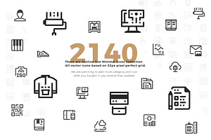 2,140 ~ minimal icon - free update