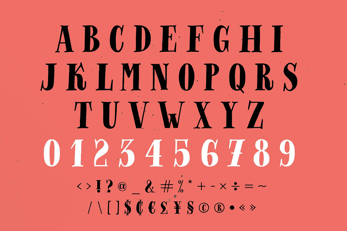Mustang - Vintage font, a Serif Font by doffdog (Photo 2 of 7)