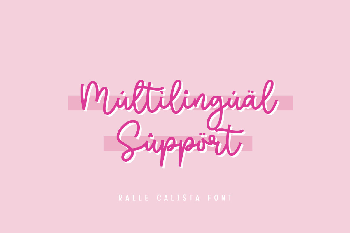 Ralle Calista - Sweet Script Font, a Script Font by Typebae (Photo 8 of 8)