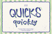 Quicksquickly, a Handwritten Font by Gatype (Thumbnail 1 of 13)