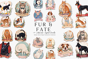 Fur & Fate Zodiac Pet Clipart 100+, an Object Graphic by Jakayla Digital Co (Thumbnail 8 of 21)