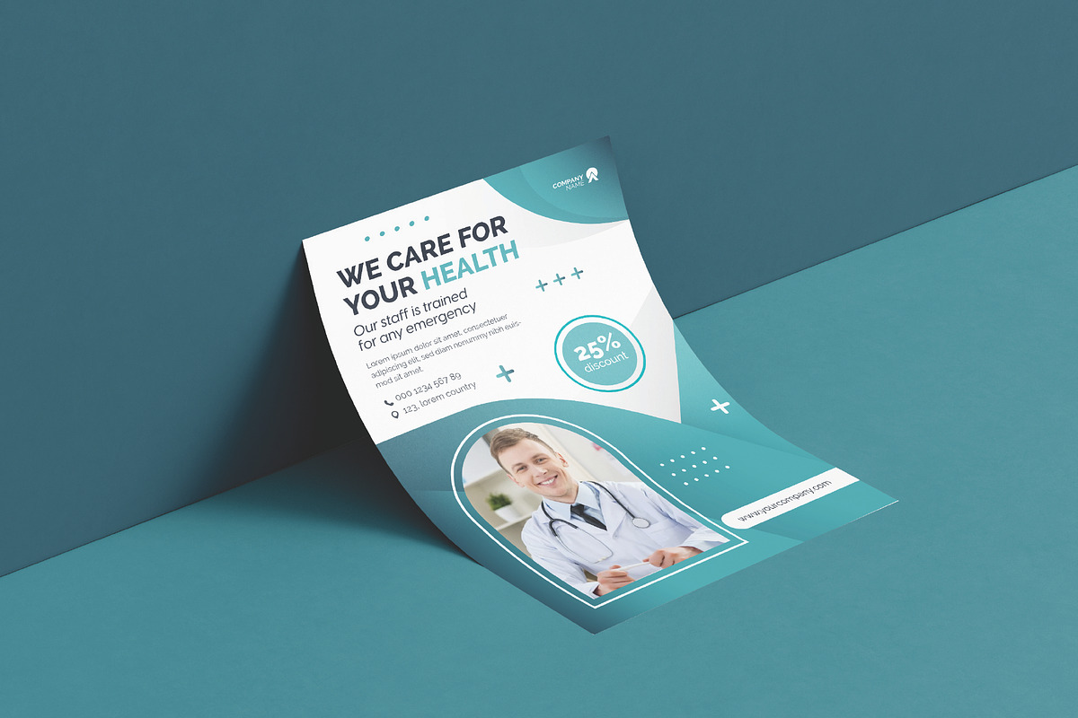 Sale health care flyer template, a Flyer Template by Workhu (Photo 3 of 4)