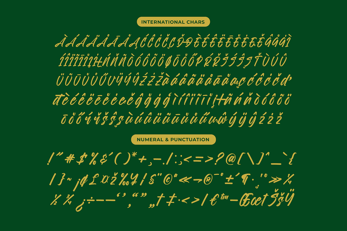 Royalett Santhun Bold Handwritten, a Script Font by Letterena Studios Script (Photo 13 of 15)