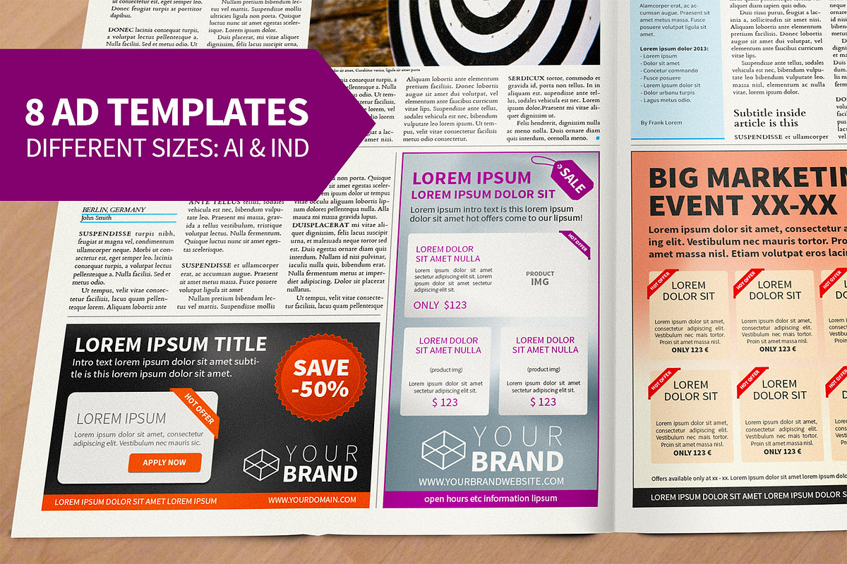 Print Advertiser Toolbox & Templates, a Magazine Template by Mikko Lemola (Photo 2 of 6)