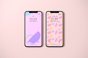 10 Pastel Canva Phone Wallpapers