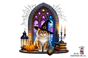 Halloween Cat PNG Bundle, a Graphic by Rina Akther (Thumbnail 3 of 11)