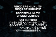 Neo Cybern Futuristic Display Font, a Sans Serif Font by Storytype Studio (Thumbnail 12 of 13)