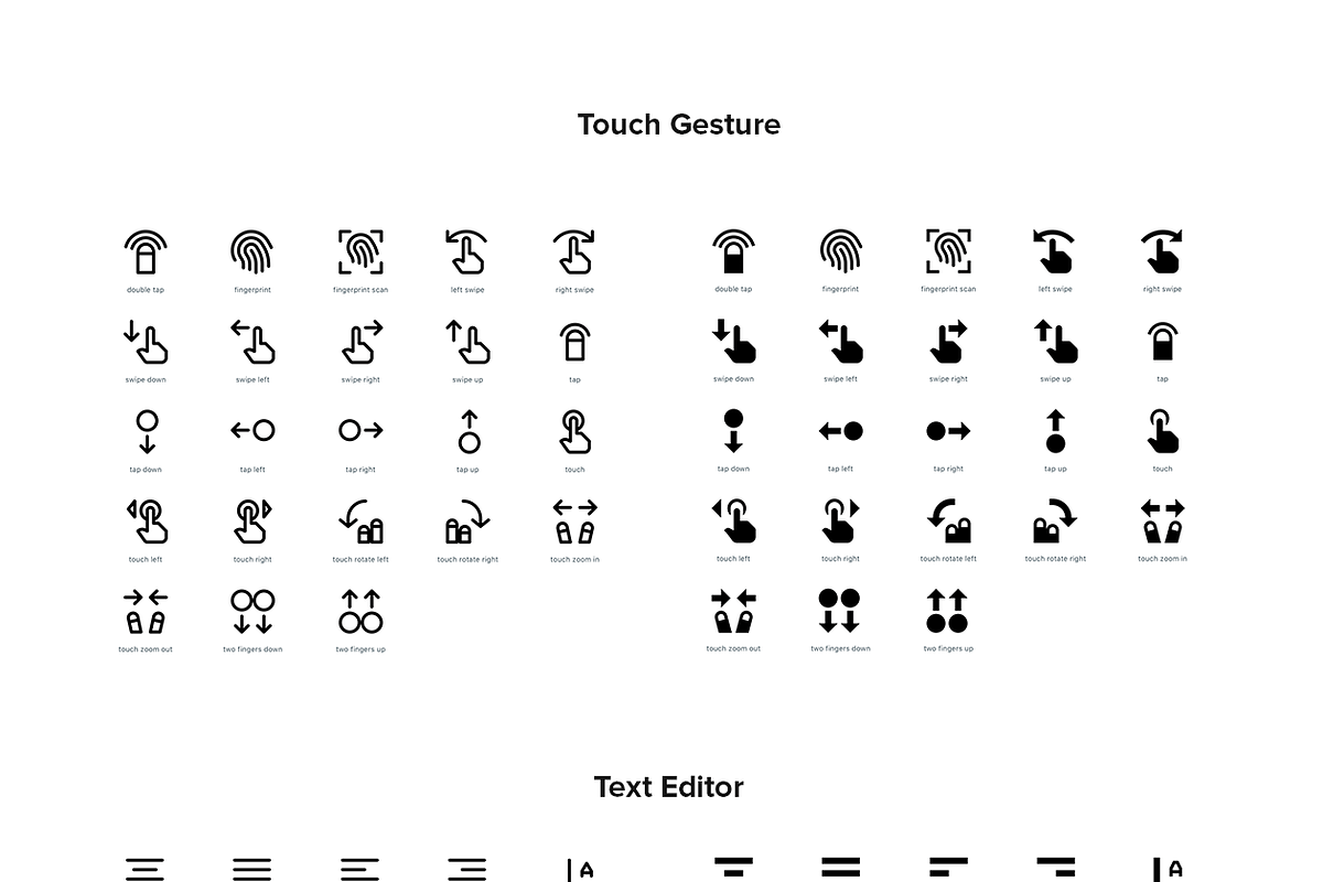 2,500 Line and Solid Icons, a Solid Icon by Icon54 (Photo 15 of 18)