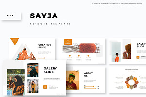 Sayja - Keynote Template