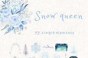 Snow queen, a Decorative Illustration by heyiamalice (Thumbnail 7 of 13)
