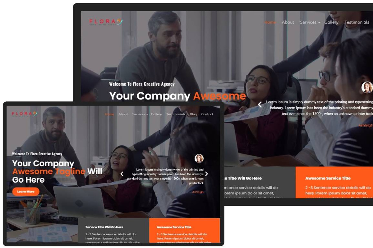 Flora - Creative WordPress Theme preview 6