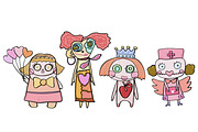 Voodoo Dolls Fall in Love, a Person Illustration by Sense Library (Thumbnail 5 of 6)