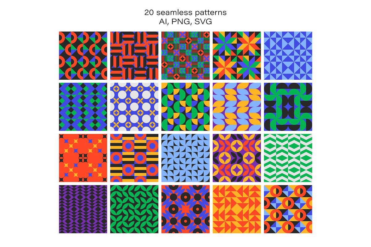 BRICKS VOL2 Patterns Collection, a Pattern Graphic by Katedsgn (Photo 9 of 11)
