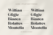 Glinka - A Stylist Serif Font, a Serif Font by zeenesia (Thumbnail 11 of 25)