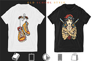 Crime old school tatttoo, a Background Graphic by intueri (Thumbnail 6 of 7)