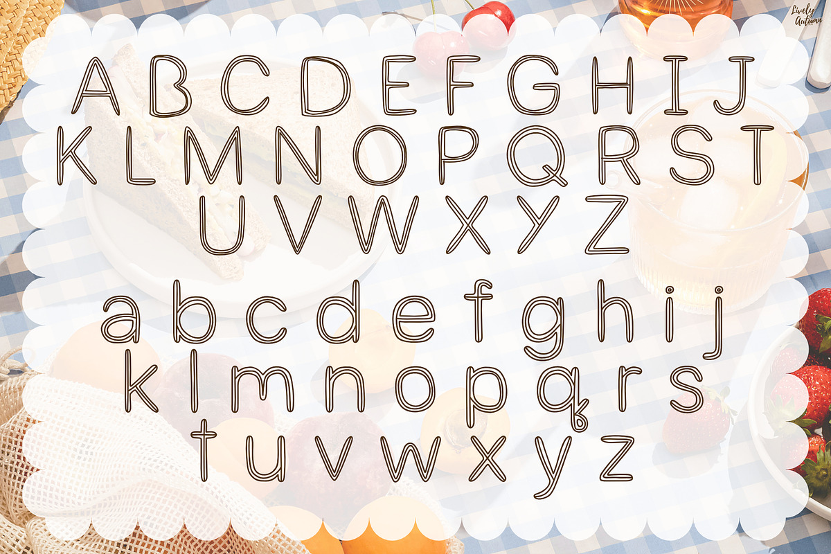 Picnic Day | Handwritten Font, a Handwritten Font by LivelyAutumn11.11 (Photo 2 of 5)