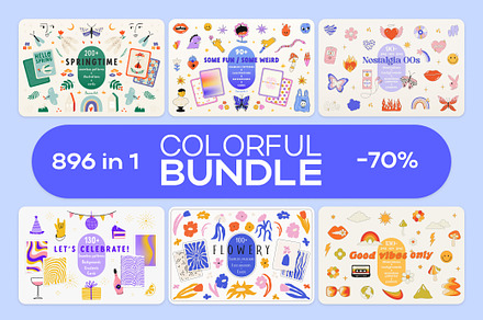 Colorful Bundle / 896 in 1