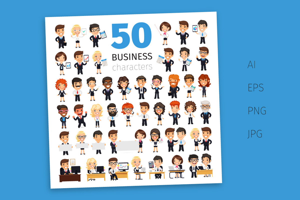 Business People Big Collection, a Person Illustration by Voysla's Shop (Photo 3 of 4)