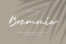 Bramonia Natural Signature Font