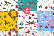 Merry Christmas Watercolor Set, an Illustration by AnnieDove (Thumbnail 7 of 10)