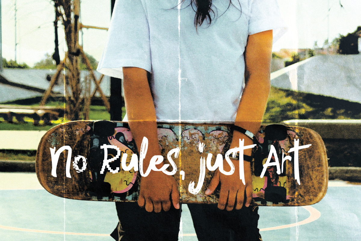 Broken Rules - Ugly My Font, a Handwritten Font by executypeStudio (Photo 6 of 11)
