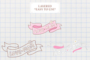 Retro Mother's Day Clipart, Girly, a Seasonal Illustration by TitaLivingArt (Thumbnail 5 of 9)