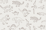 Dinosaur adventure, a Pattern Graphic by GooseFrol (Thumbnail 7 of 8)