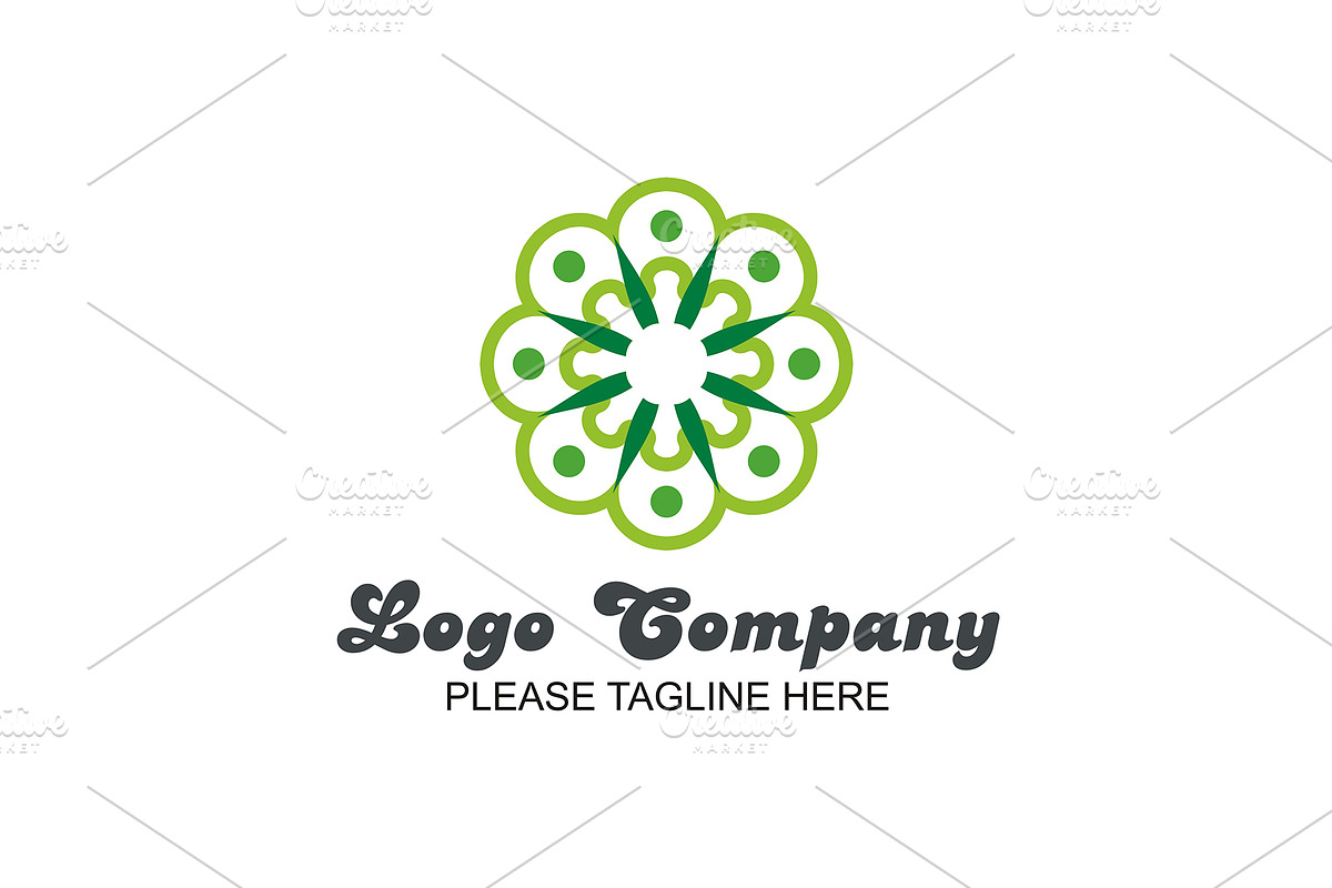 20 Logo Flower Templates Bundle, a Branding & Logo Template by Friendesigns (Photo 3 of 21)