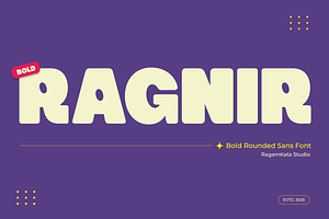 Ragnir - Bold Round Sans Font