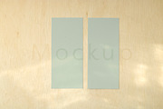 Simple 4x9 Wedding Menu Mockup, a Print Template by ILLONA GRAPHICS (Thumbnail 4 of 5)