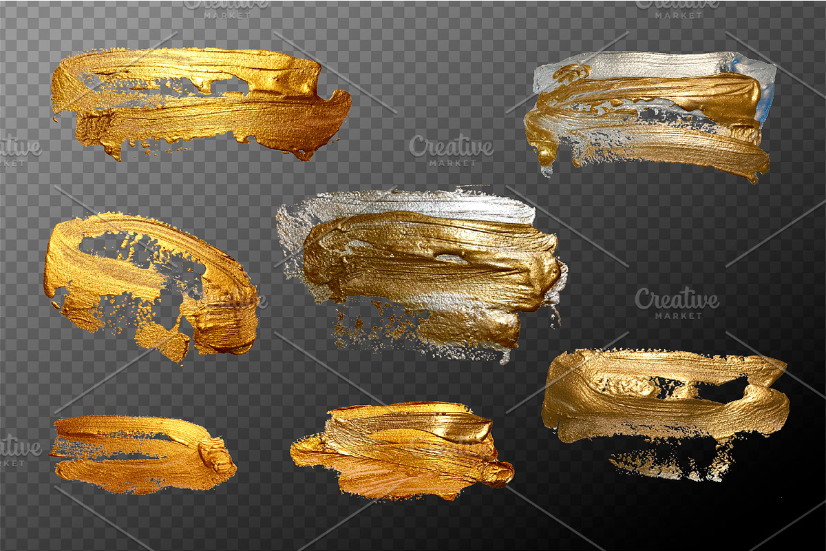 7 GOLDEN SPOTS, a Texture Graphic by karakotsya (Photo 2 of 2)