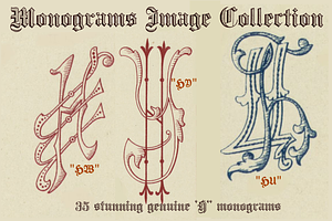 Monocracy Vintage Monograms H