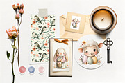 Pastel Easter Watercolor Clipart, an Illustration by DreamCafeArt (Thumbnail 5 of 6)