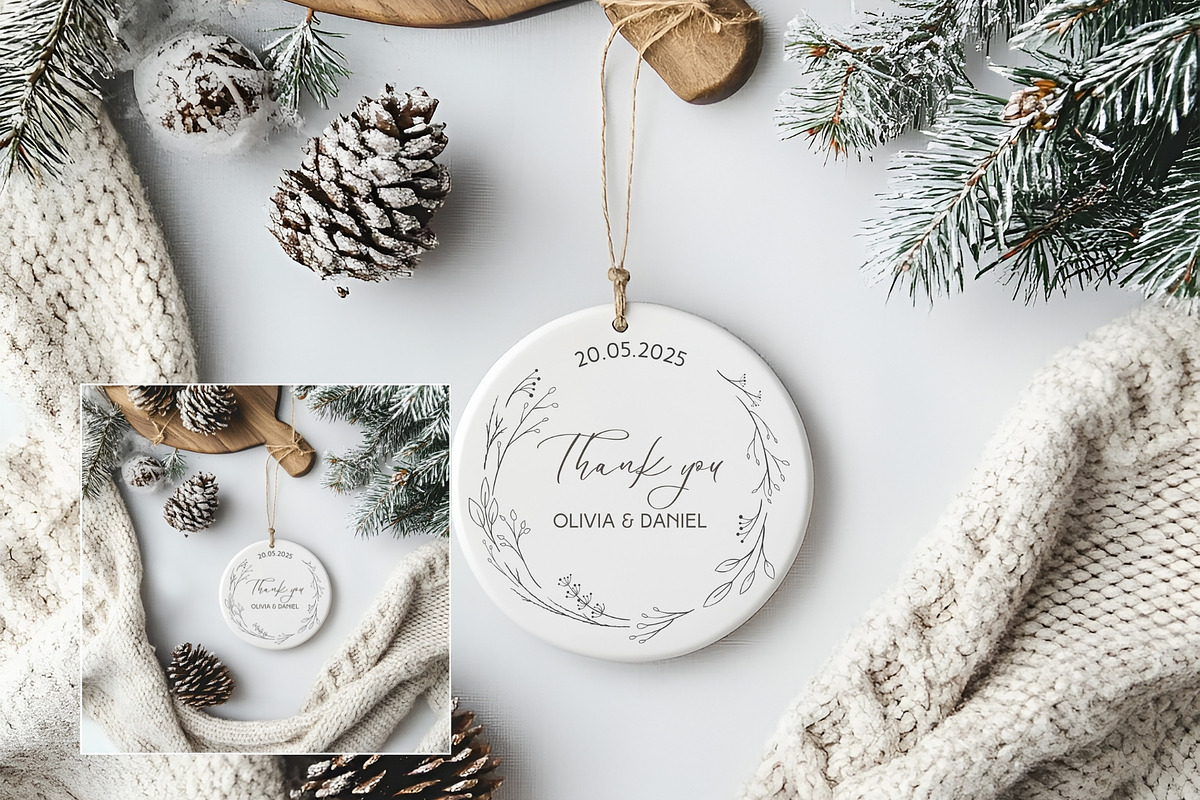 Christmas Ornament Mockup SC014 - 01, a Books & Magazine Mockup by Callistemon Creative (Photo 4 of 10)