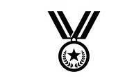 Modern medal icon vector logo design, an Illustration by Amazin_art (Thumbnail 16 of 29)