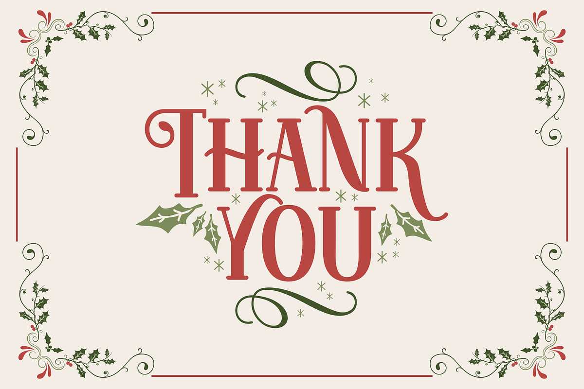Welcome Christmas Font, a Script Font by Akrinity Digital (Photo 5 of 5)