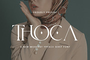 Thoca -New Modern Typface, a Serif Font by AnnofaType (Thumbnail 1 of 8)