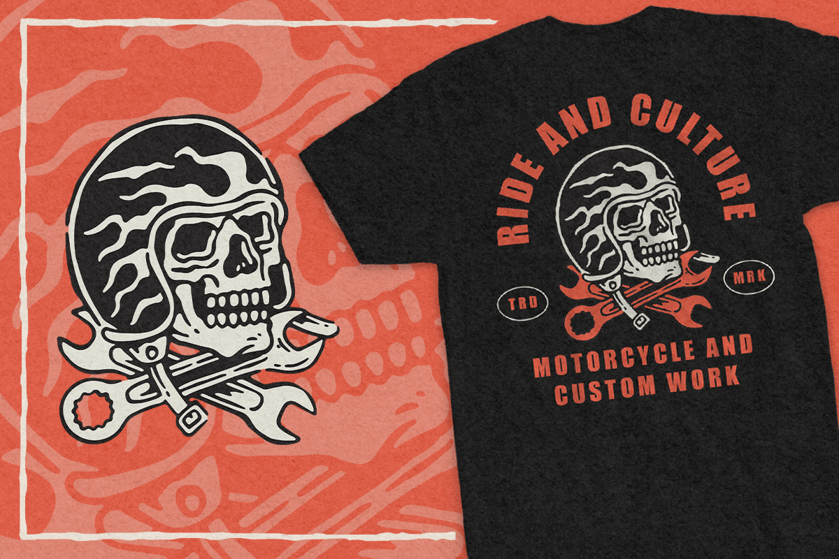 Motorcycle Vector Illustrations, an Illustration by Localmad (Photo 5 of 7)
