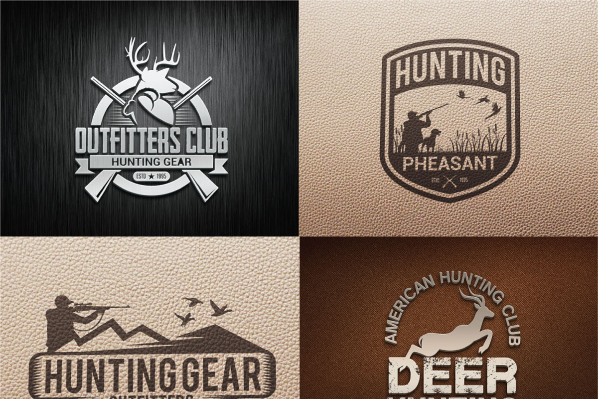 Hunting Vintage Badges and Logos, a Branding & Logo Template by shazi (Photo 6 of 7)