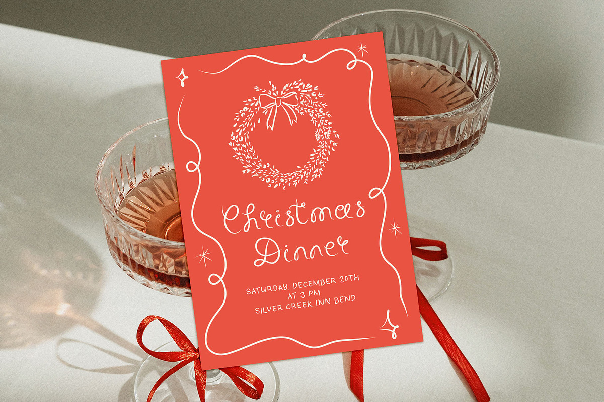 Hand Drawn Christmas SVG Bundle, a Seasonal Illustration by Ayya Studio (Photo 7 of 34)