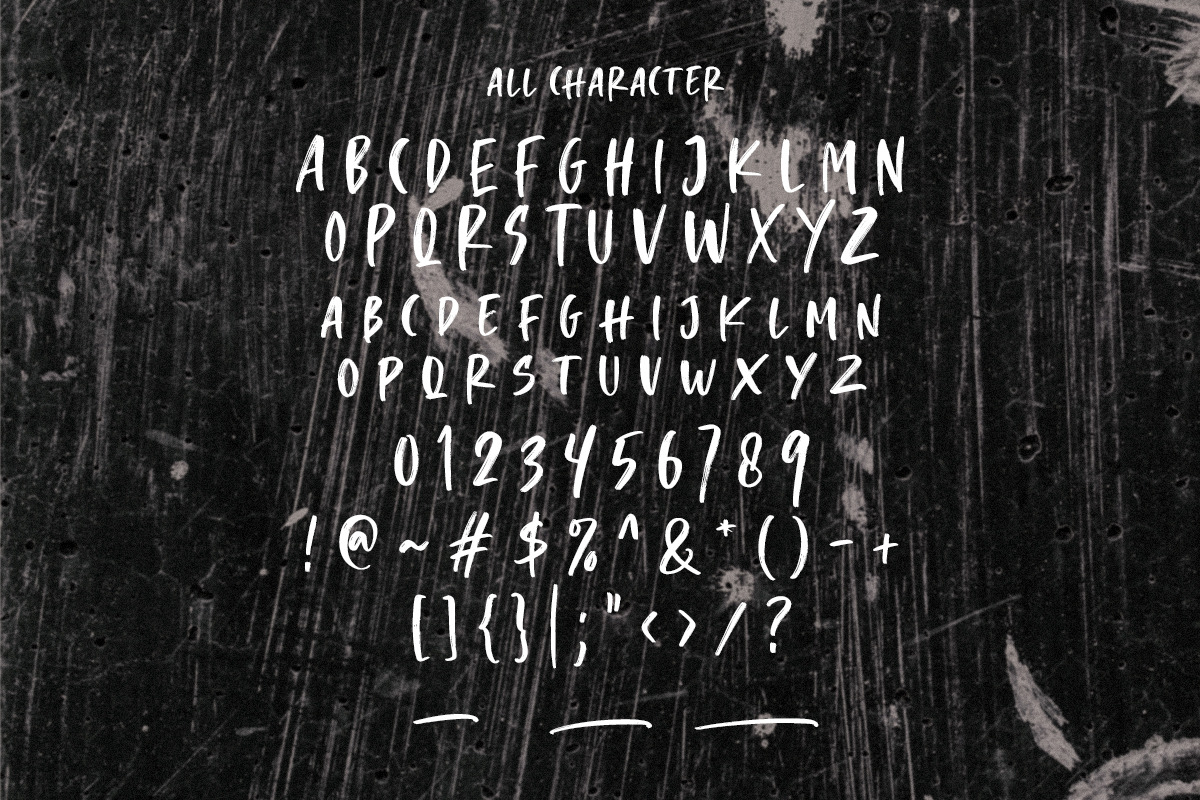 Move Forward - New Brush Font, a Font by Bale Type (Photo 9 of 12)