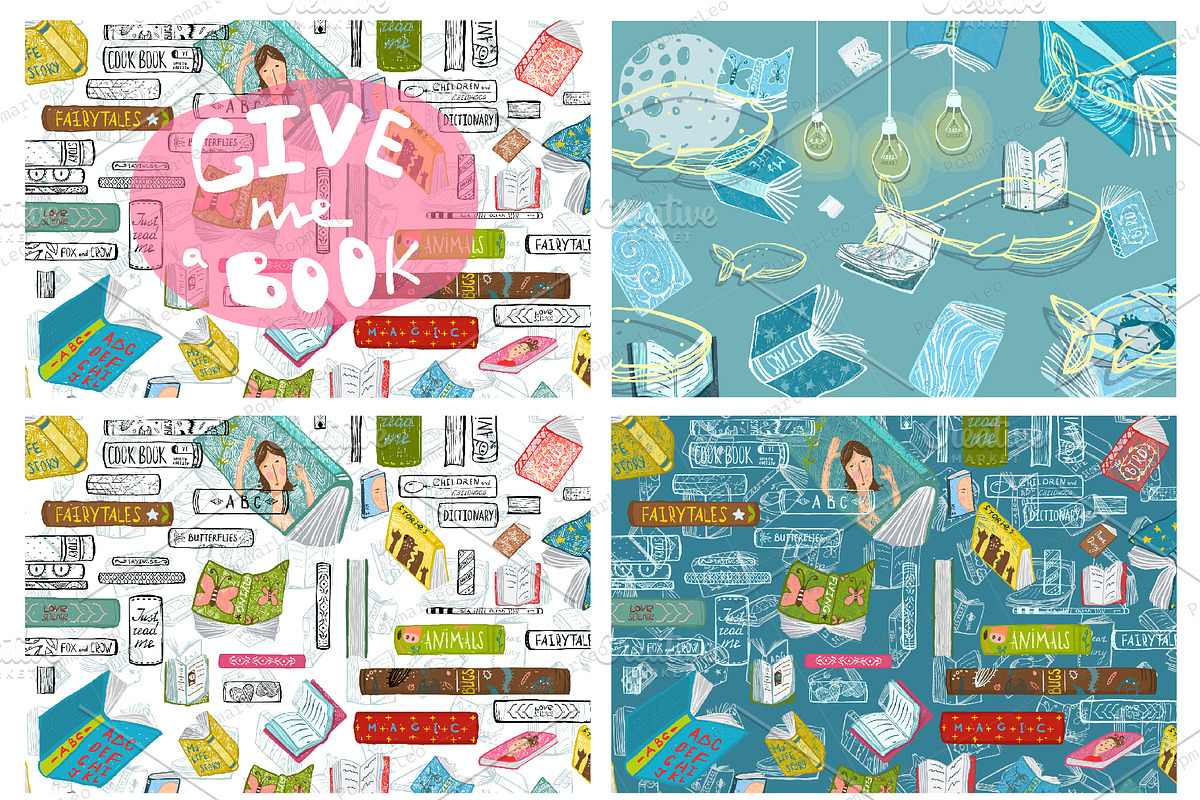 Give me a Book! HUGE Reading Bundle, an Education Illustration by Popmarleo Shop (Photo 13 of 20)